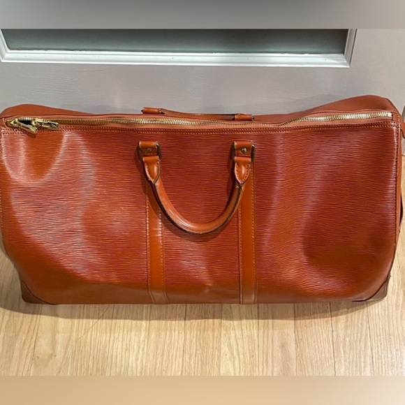 Louis Vuitton Handbags - LOUIS VUITTON 55 Epi Keepall Boston Weekend Travel Bag - Kenyan Fawn/Brown RARE